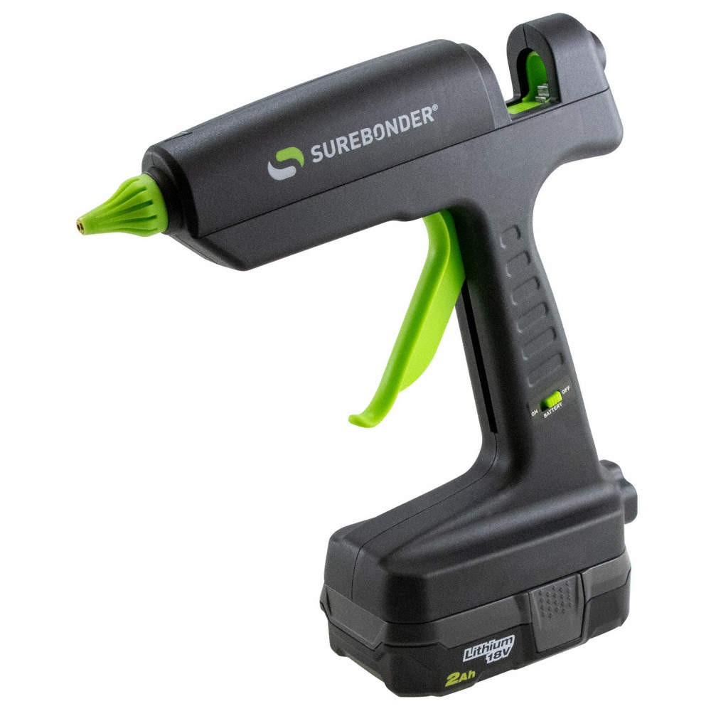 SUREBONDER Hybrid-120KIT GlueGun,FingerTrig,HybridCorded/Cordless 49AC26