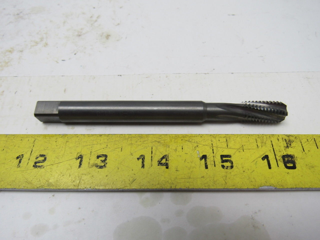 North American T198 Metric Solid Carbide M10x1.5 Spiral 5 Flute Tap 4-1/4 OAL