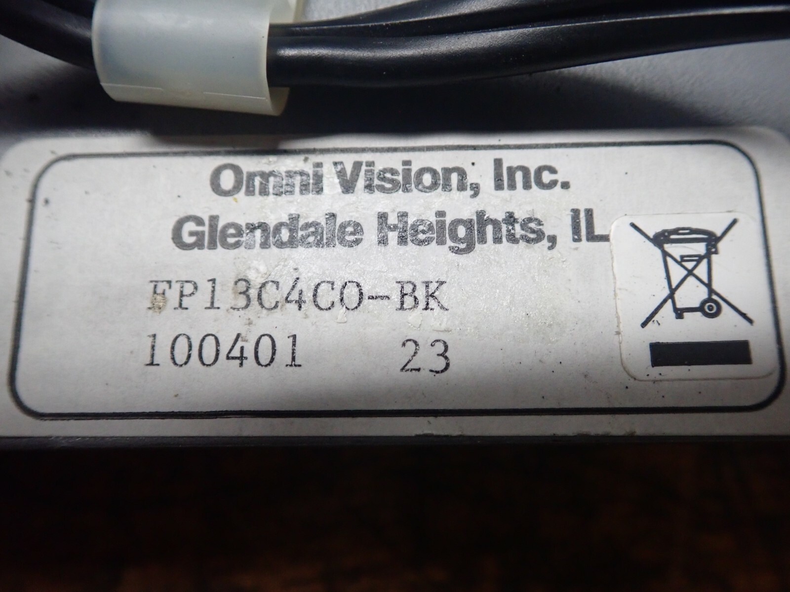 OMNI VISION FLAT SCREEN MONITOR_FP13C4C0-BK