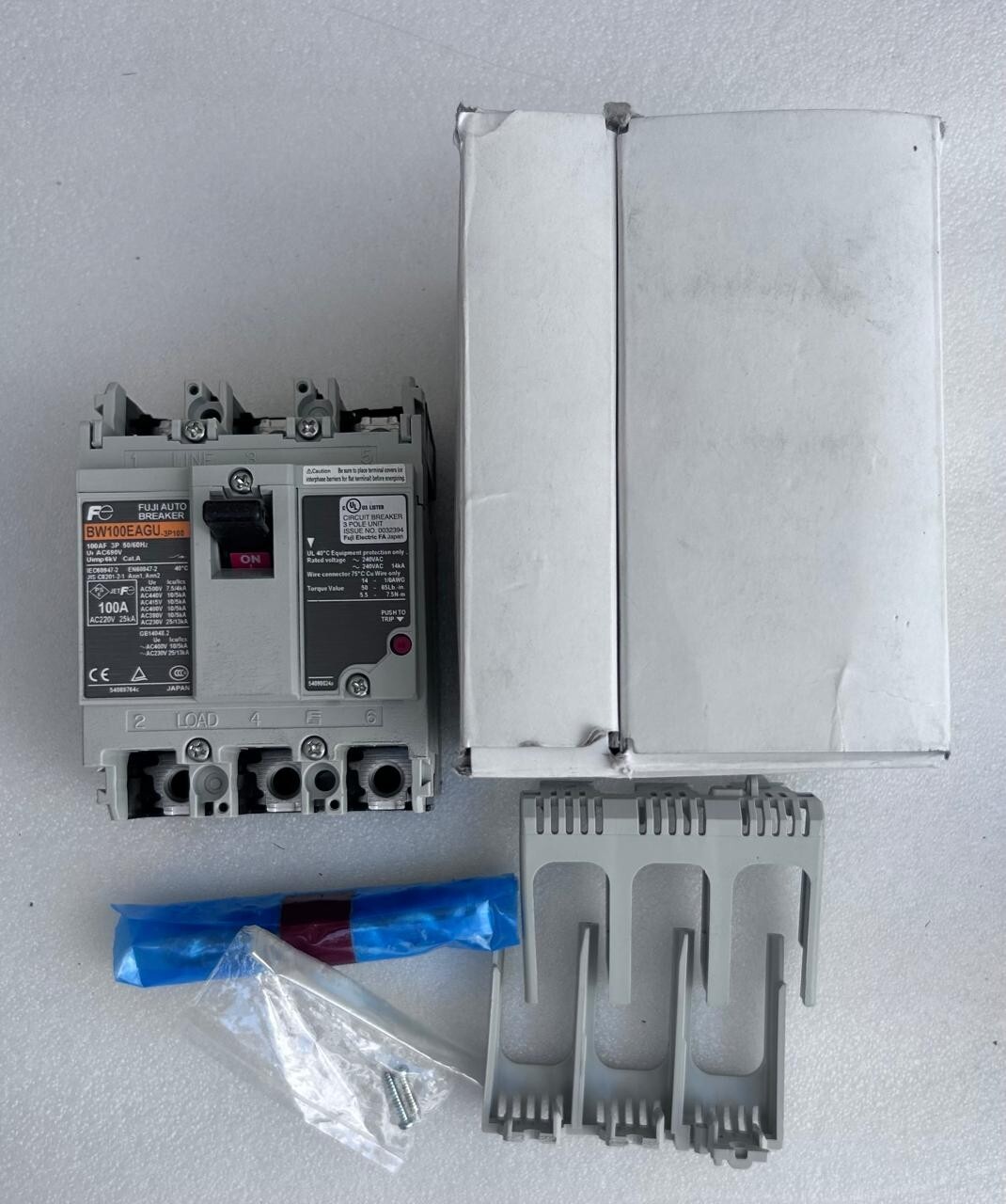 FUJI Electric BW100EAGU-3P100 , 100A Circuit Breaker