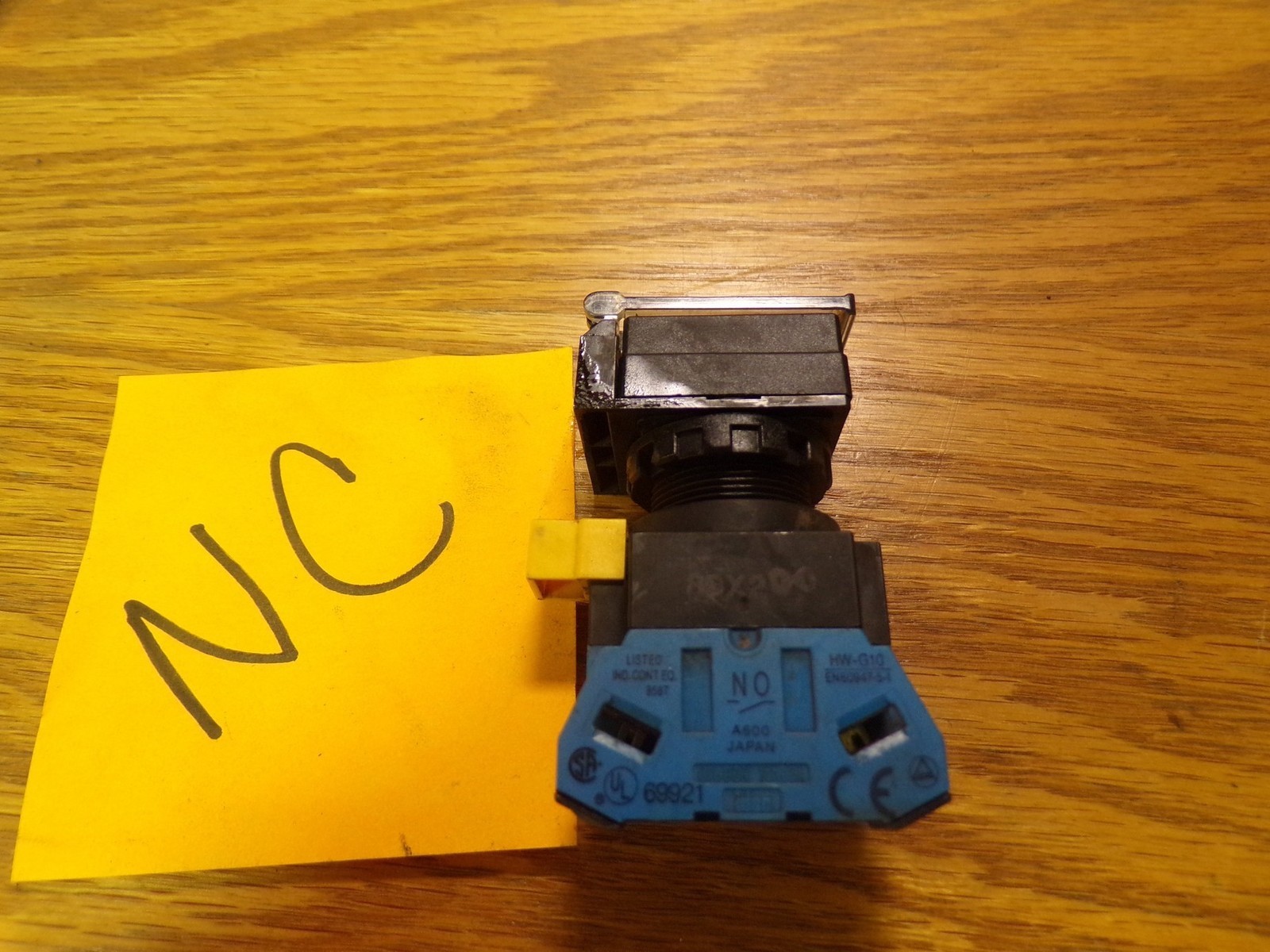 Black Push Button Switch HW-CB10 69921 HW-G10 w/ Cover *FREE SHIPPING*