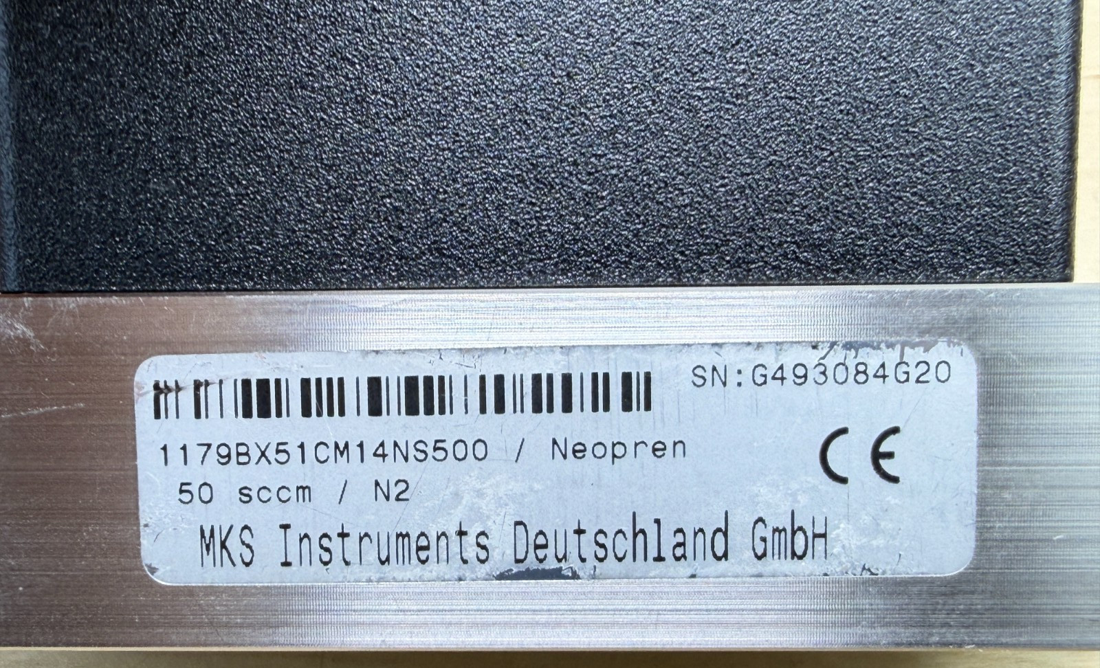 MKS 1179BX51CM14NS500 MASS-FLO Flow Meter, 50 sccm, Profibus