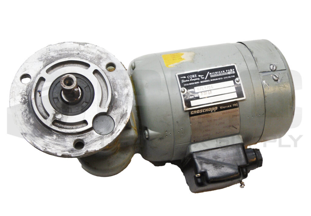 GROSCHOPP WK0962804 GEAR MOTOR 160V 1.35A 0.11A 2848291