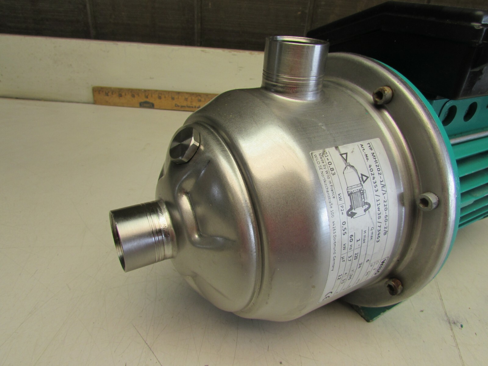 WILO PUMP MOTOR MHI202-1/E/1-220-60-2/B 220/240V NEW SURPLUS OLD STOCK MAKE OFFE