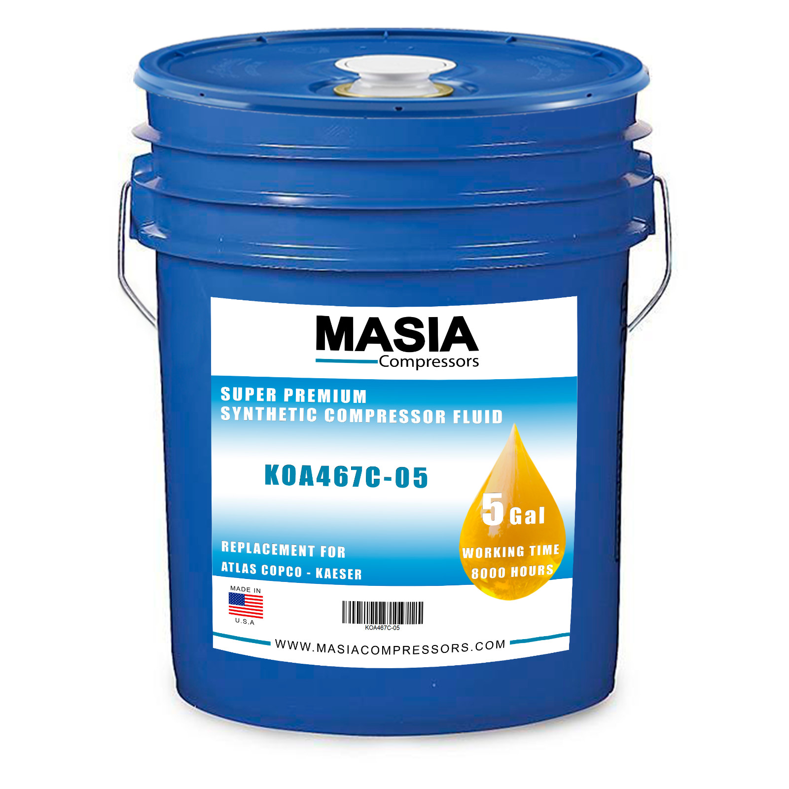XSTORE Gardner Denver AEON 9000SP Lubricant, 5 Gallons Pail (28H286)