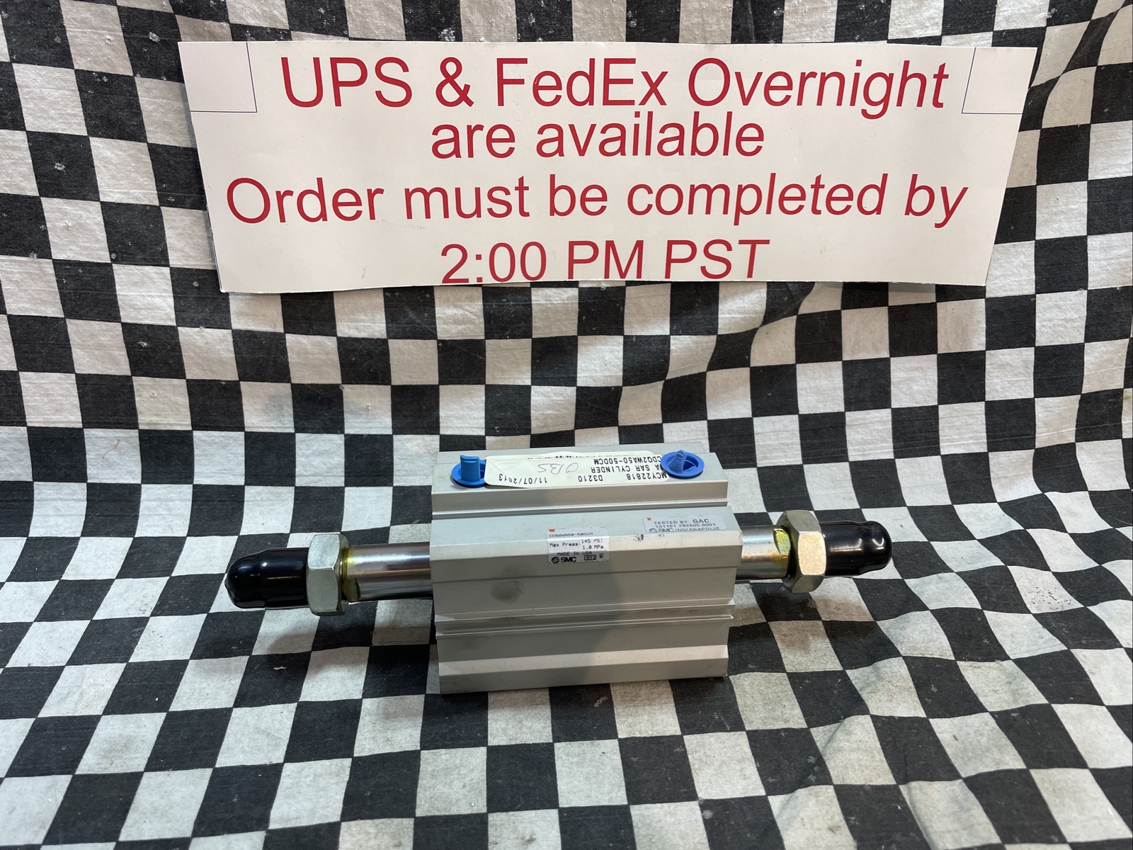 SMC CDQ2WA50-50DCM, CDQ2WA5050DCM, CQ2 COMPACT CYLINDER, SHIPSAMEDAY#1648P12