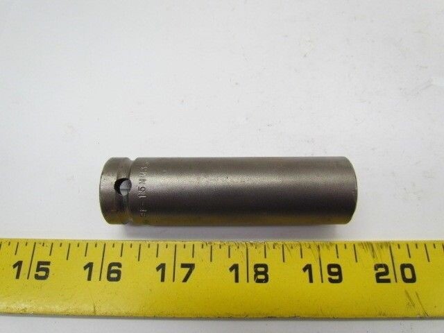 Cooper Apex SF-15MM35 15 mm 6-Point1/2 ” Drive Deep Well Metric Socket