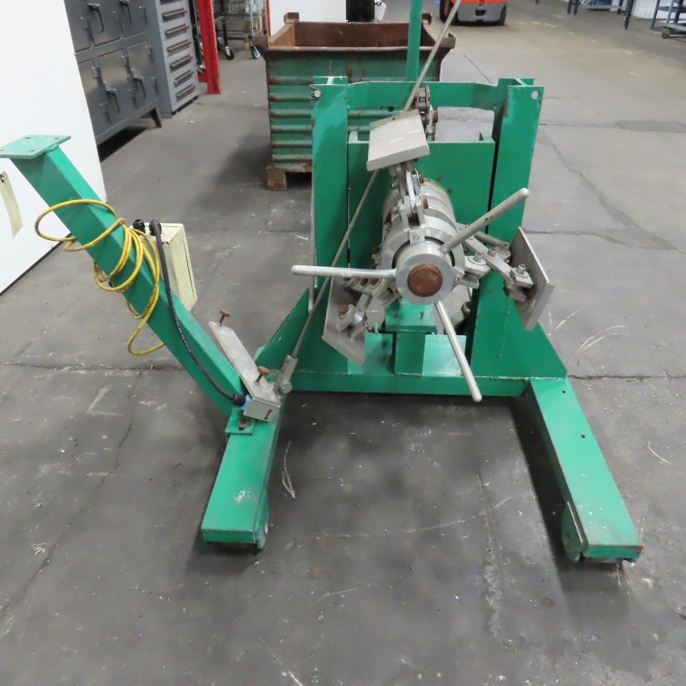 Nuconsteel Manual Lift Portable Steel Coil Winder Unwinder Decoiler (NO JACK)