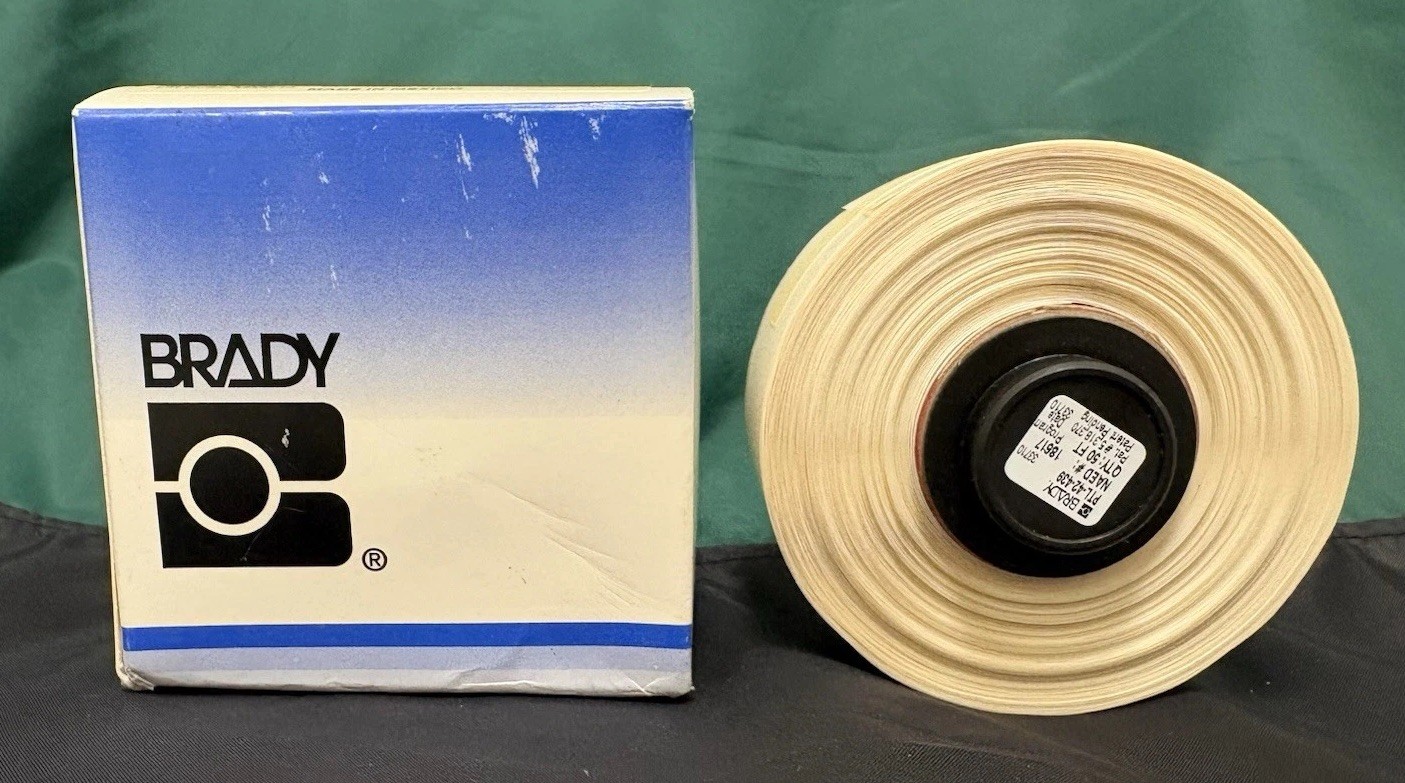BRADY PTL-42-439 PORTABLE THERMAL LABELS 50ft Roll