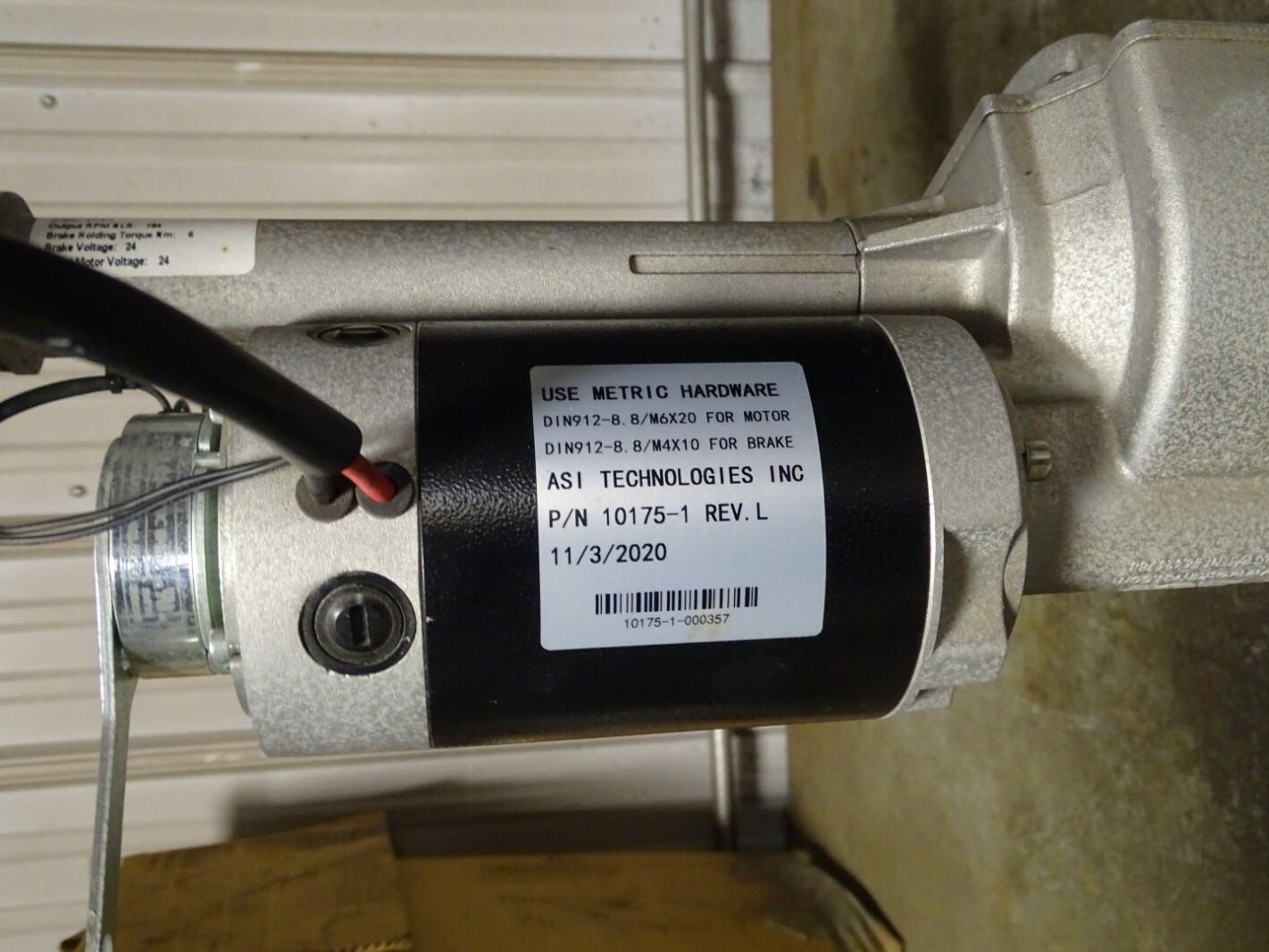 ASI Drives Transaxle 24V 21:1 Ratio w/ Motor 10175-1 , 4N40