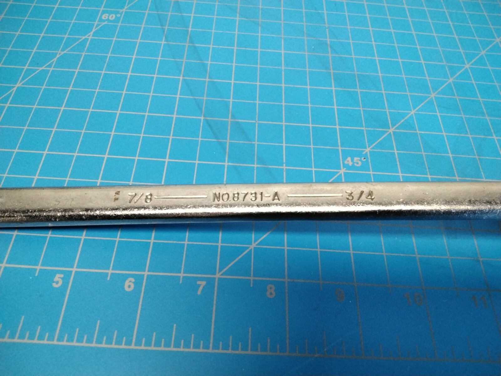 Armstrong Armaloy 3/4 and 7/8 Double Box Wrench 8731-A