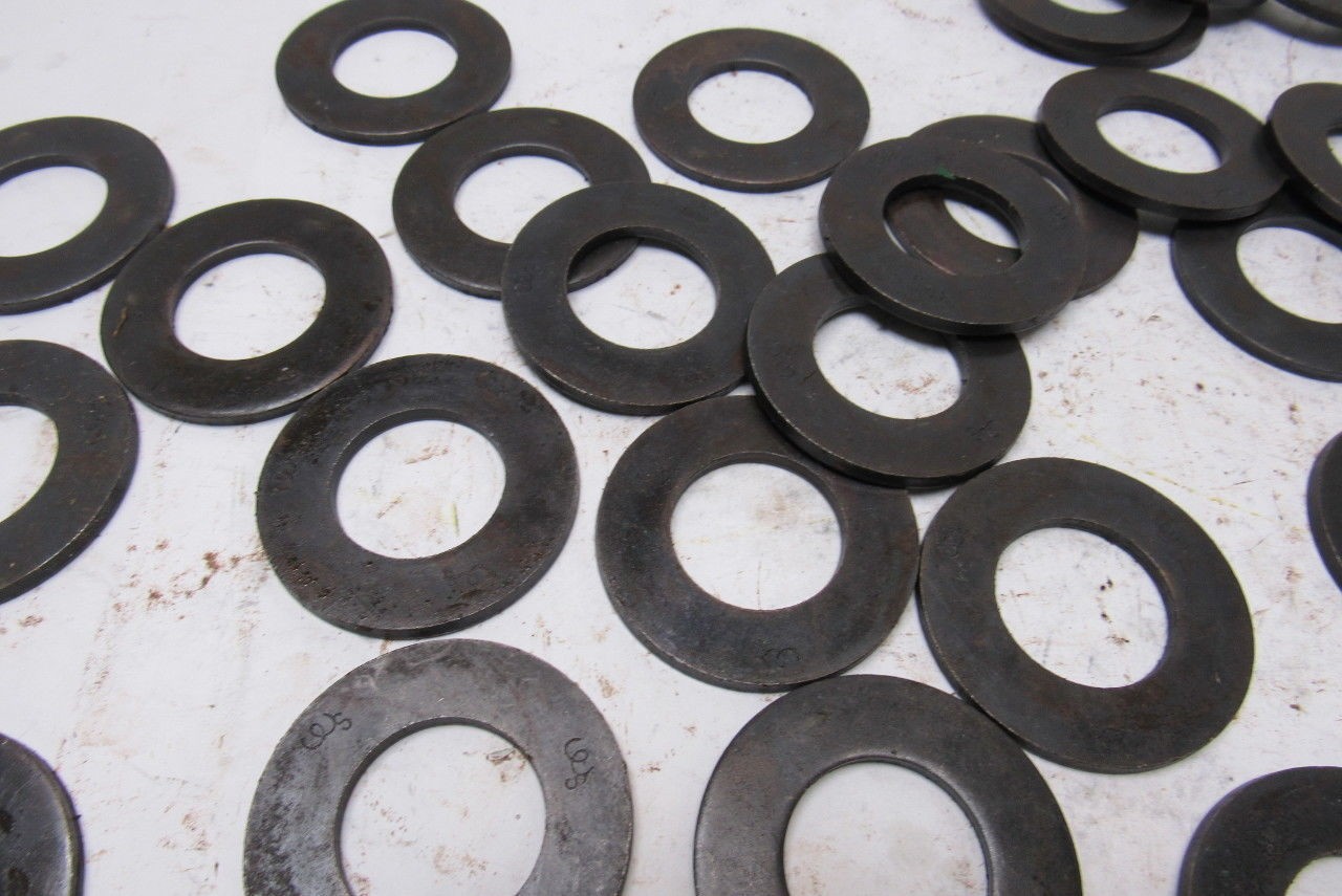 1-1/8″ Black Oxide Structural Flat Washer Steel 0.144 Thick 2.250″ OD Lot of 47