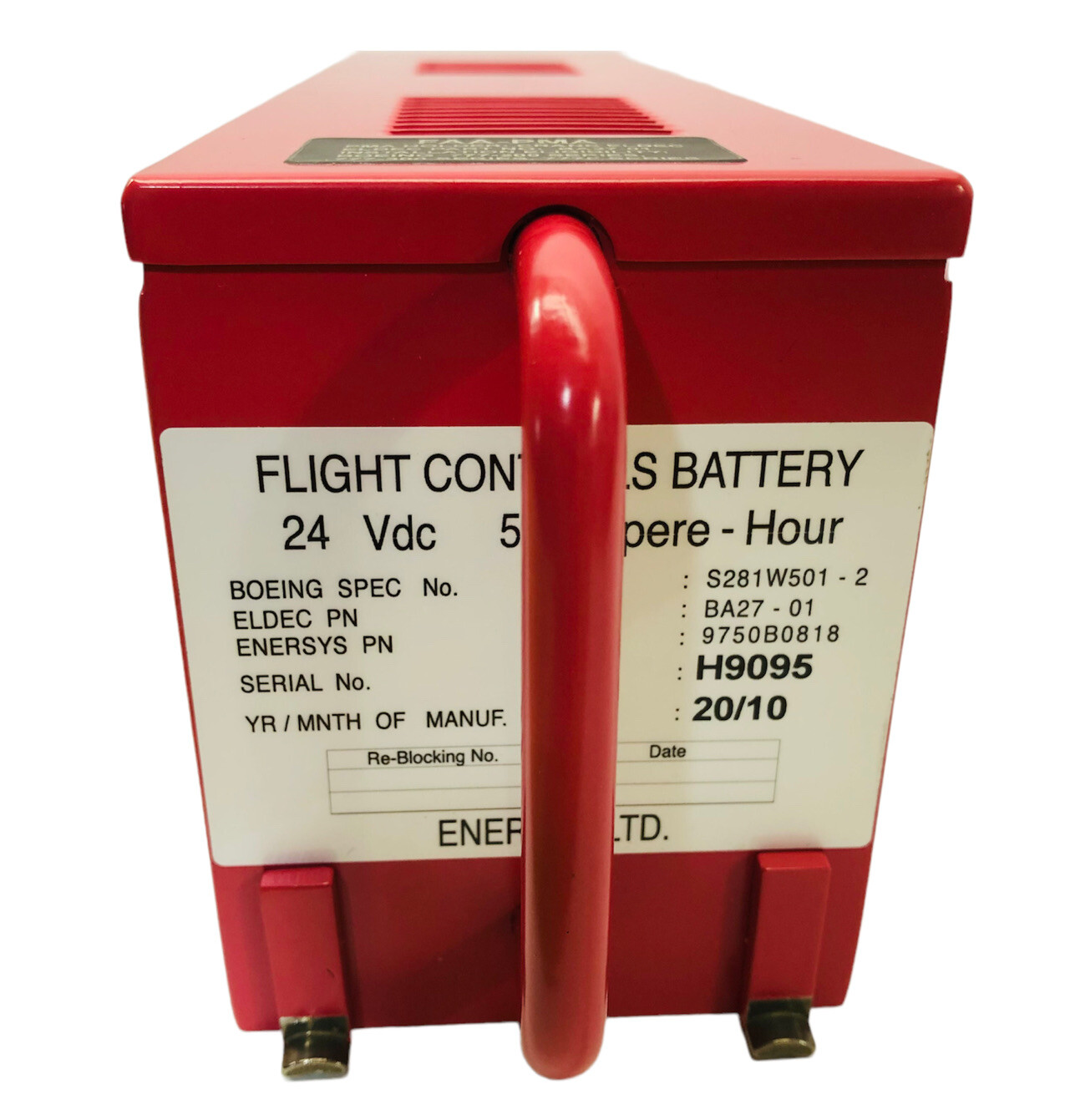 HAWKER ENERGY FLIGHT CONTROLS BATTERY 24 Vdc 5 Amp-hour