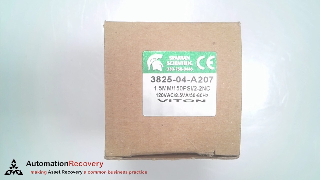 SPARTAN SCIENTIFIC 3825-04-A207 DIRECT ACTING VALVE, NEW #317191