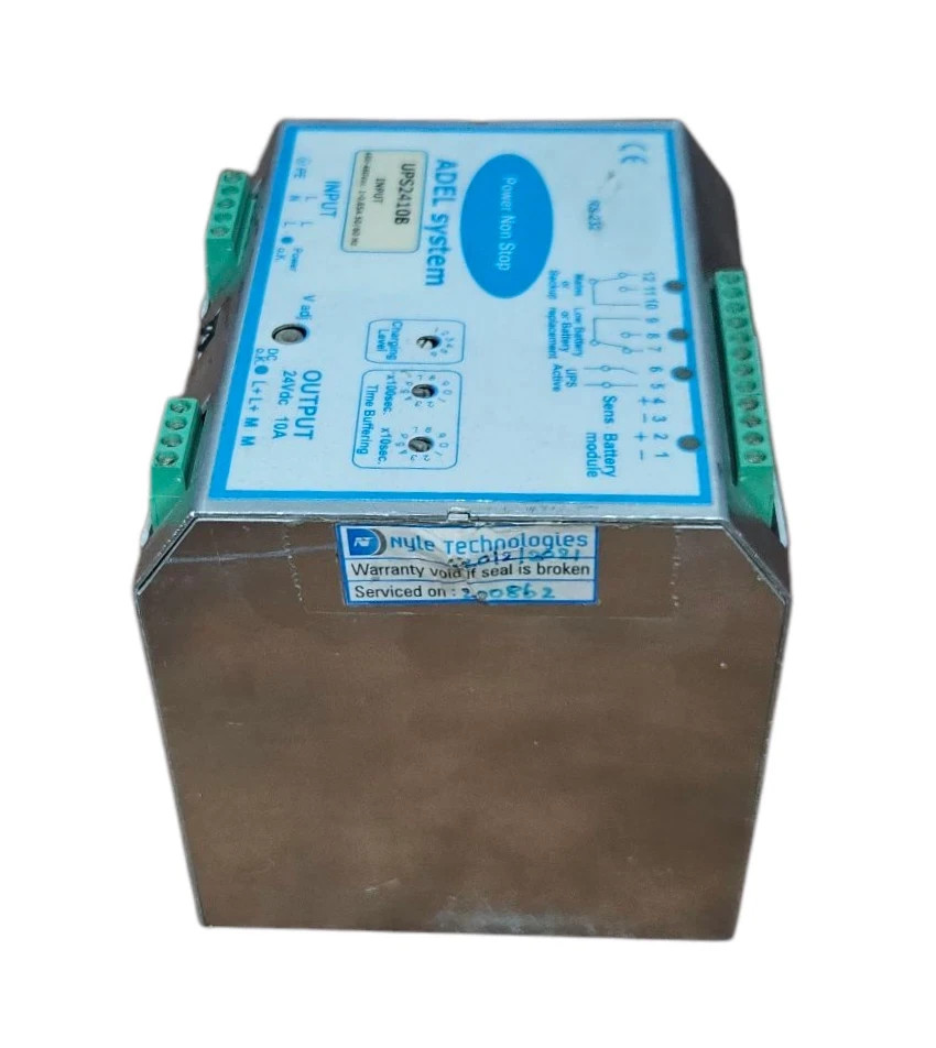 ADEL SYSTEM UPS2410B POWER NON STOP INPUT: 400 VAC 1.2A OUTPUT: 24VDC 10A