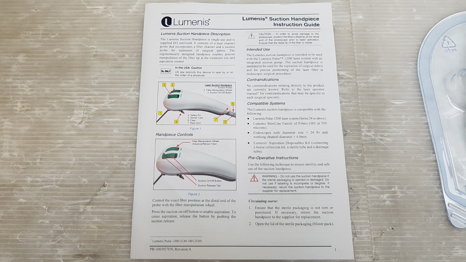 LUMENIS SUCTION HANDPIECE AC-20040030 (2pcs)