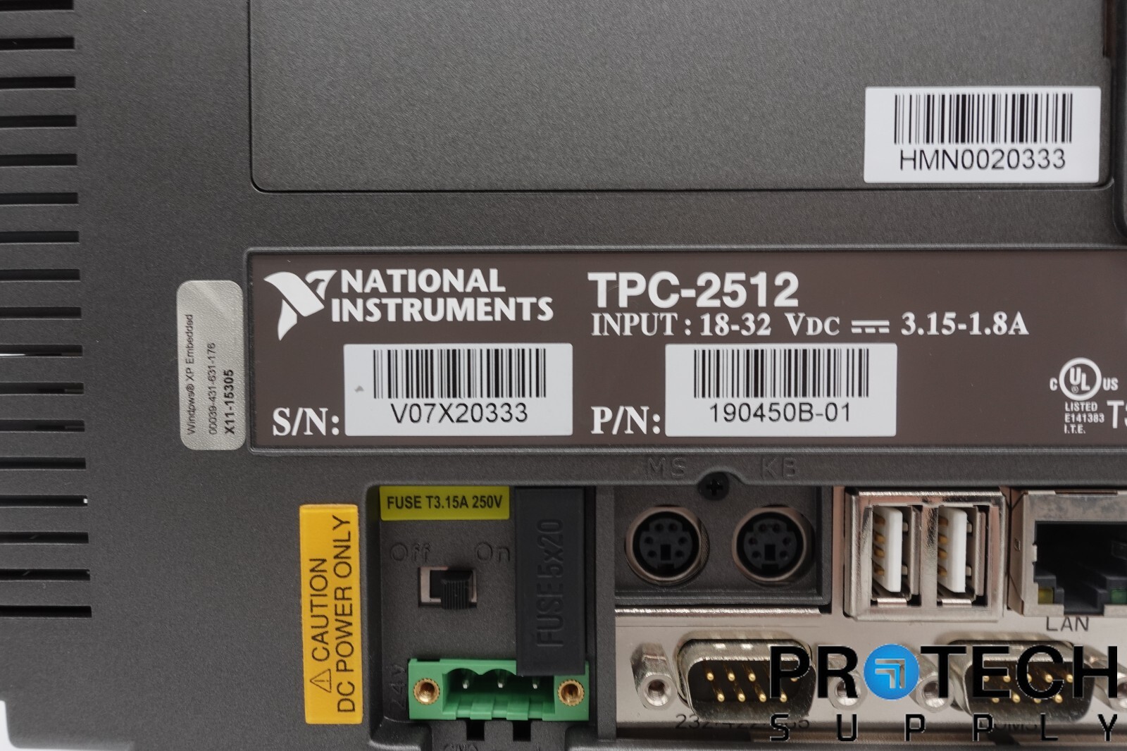 National Instruments TPC-2512 Touch Panel Computer 190450B-01 with WARRANTY