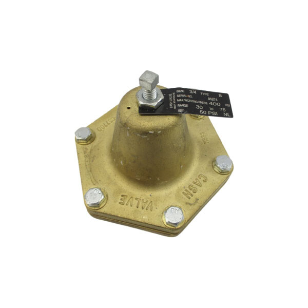 CASH VALVE TYPE B 30-75PSI 3/4″ NSNP