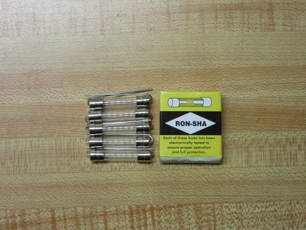 Ron-Sha GJV-2A Fuse F2AL250V Fine Wire Element, Axial Leads (Pack of 15)