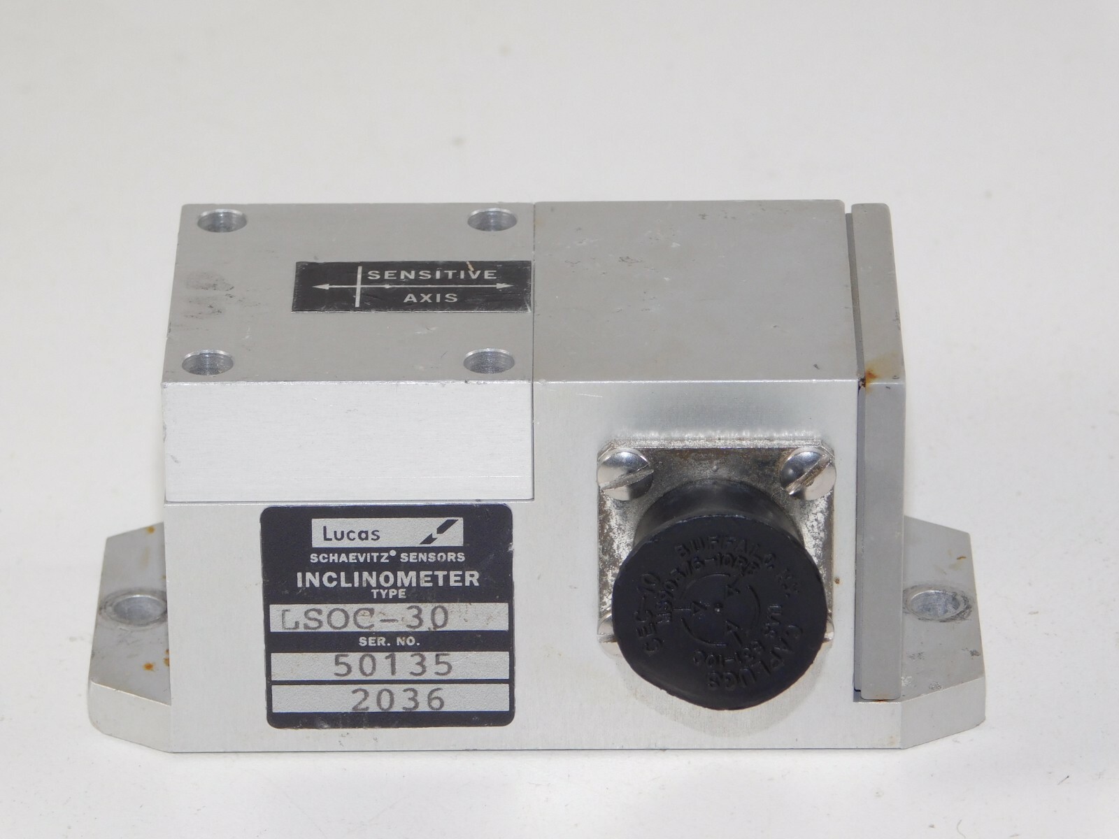 Lucas Schaevitz LSOC 30 Industrial Precision Servo Inclinometer Sensor Unit