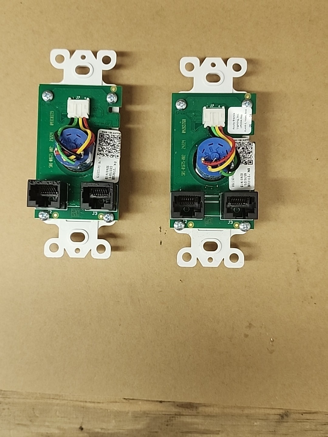 Lot of 2 Acuity Brands ipDDA Key Lighting Control Modules – Surplus – With Keys