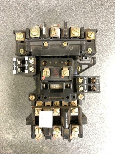Allen-Bradley Starter, 599-P01A Power Pole, 595-AB Contact, 42185-800-01, CB236