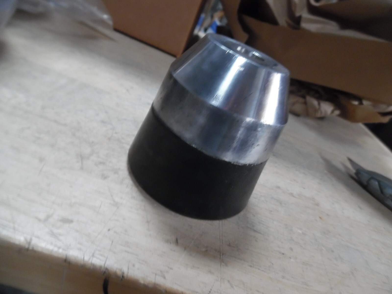 TEXAS PNEUMATICS TX-00200 ALUMINUM WITH RUBBER TIP BUTT, 3″
