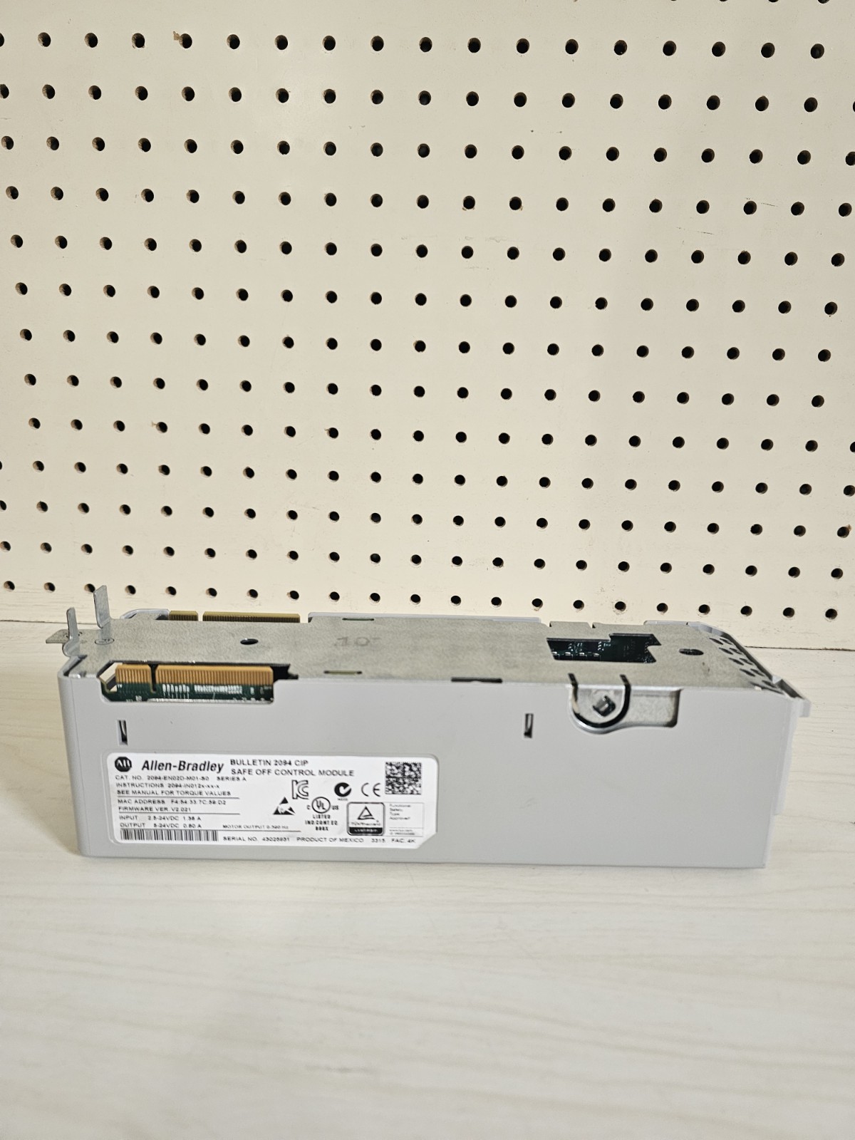 Allen-Bradley Kinetix 6500 Safe Off Control Module Cat #: 2094-EN02D-M01-S0