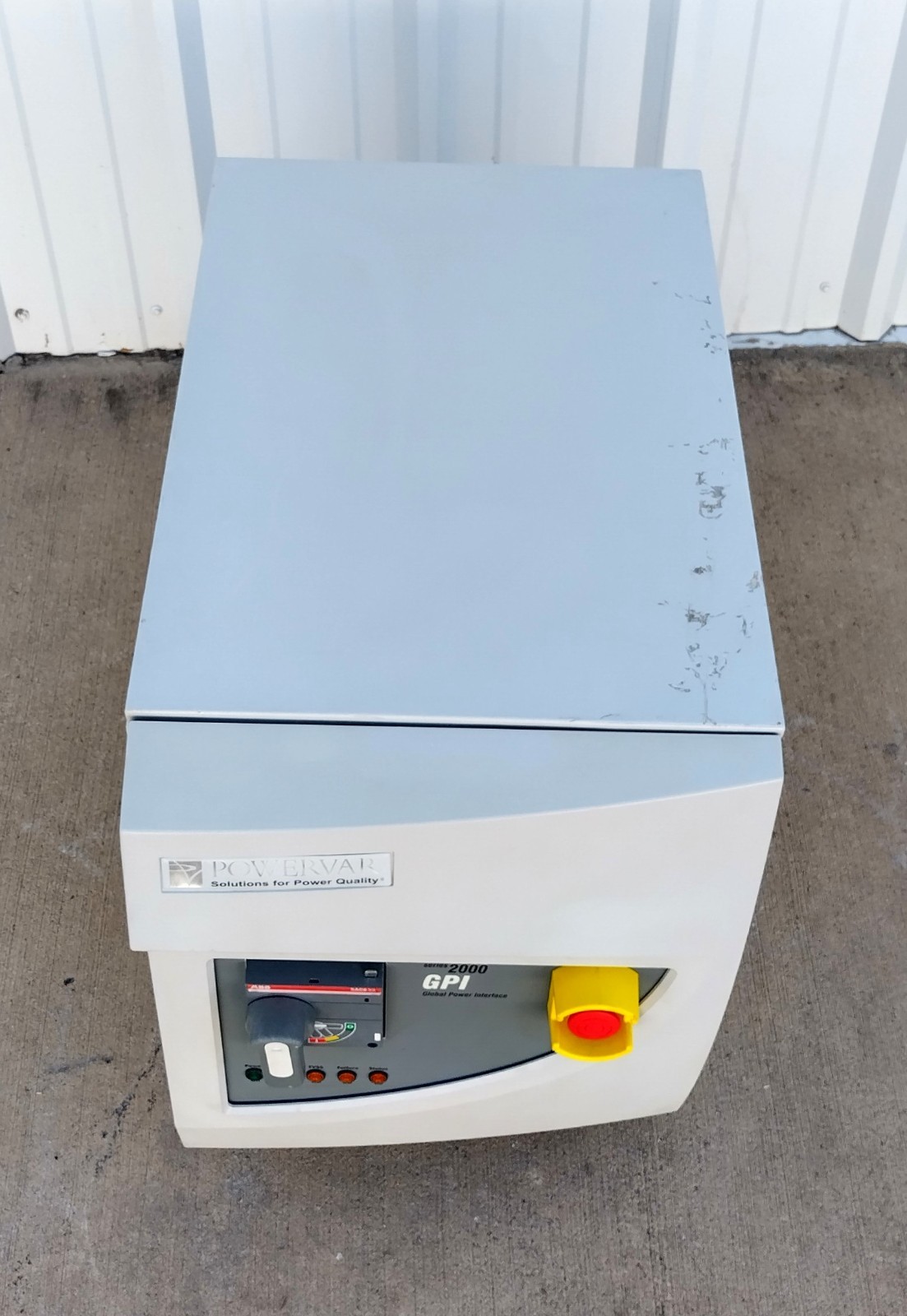Powervar Series 2000 ABC15.0-20D40Y 74015-54R 3 Phase Power Conditioner Untested