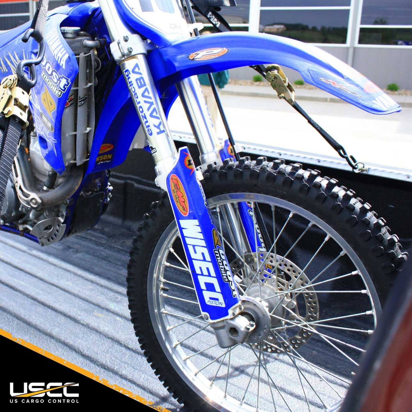 USCC 12″ Black L Track – Secure Motorcycles, ATVs, Utility Tractors and More