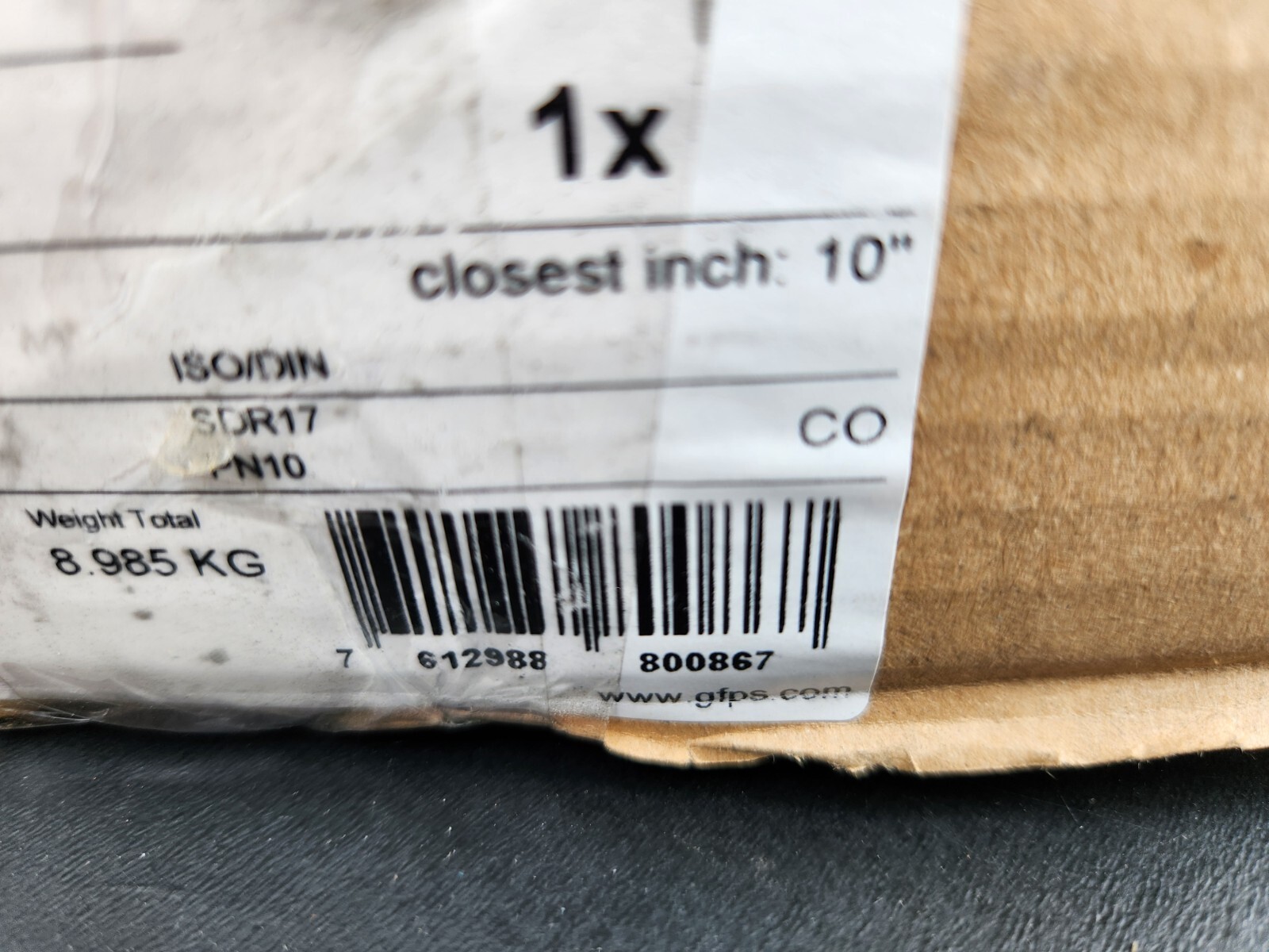 +GF+ GF COOL-FIT 4.0 sleeve, Ø280 / 400mm 176280, PE100