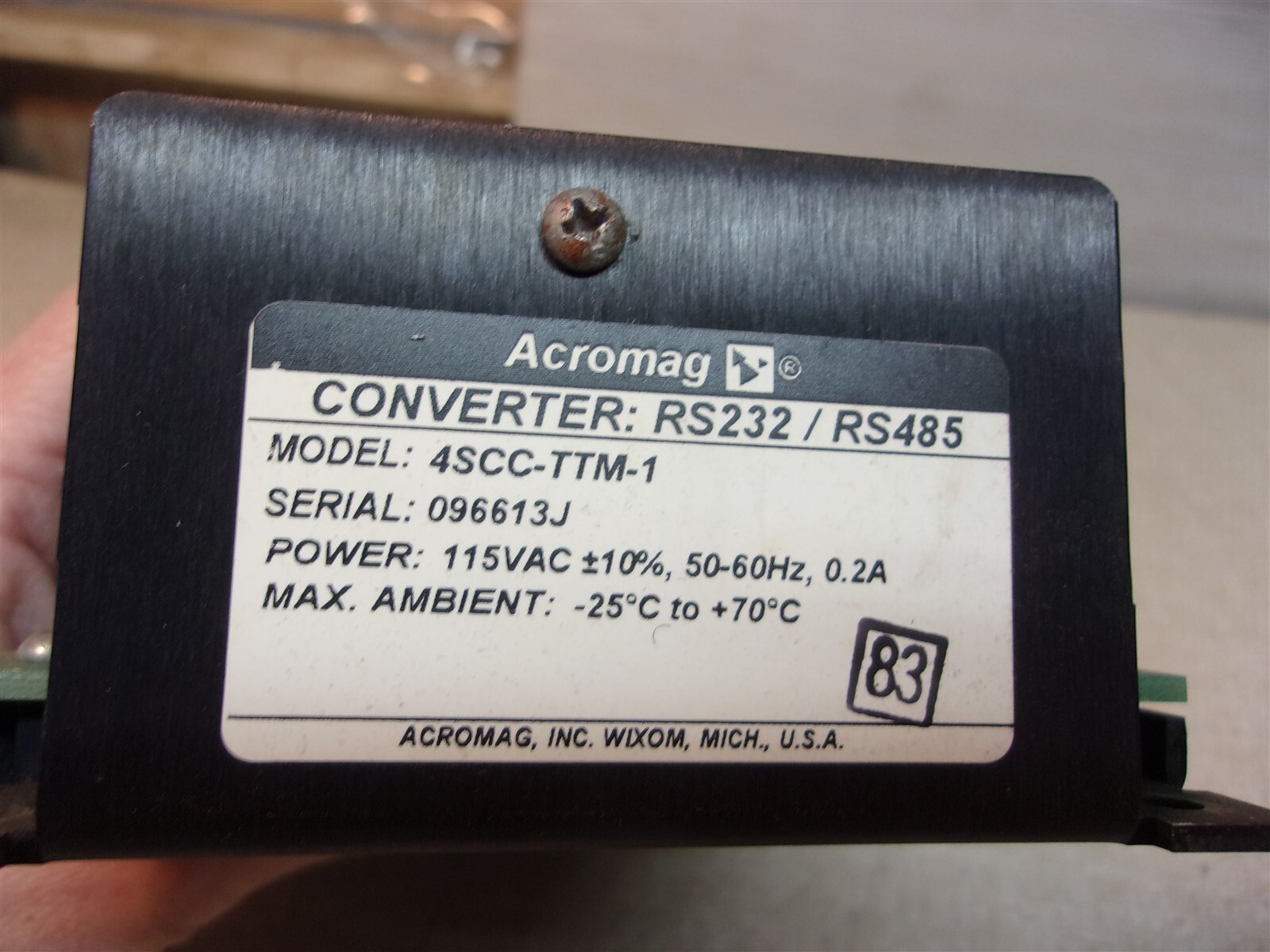 Acromat RS232/RS485 Converter 4SCC-TTM-1 *FREE SHIPPING*