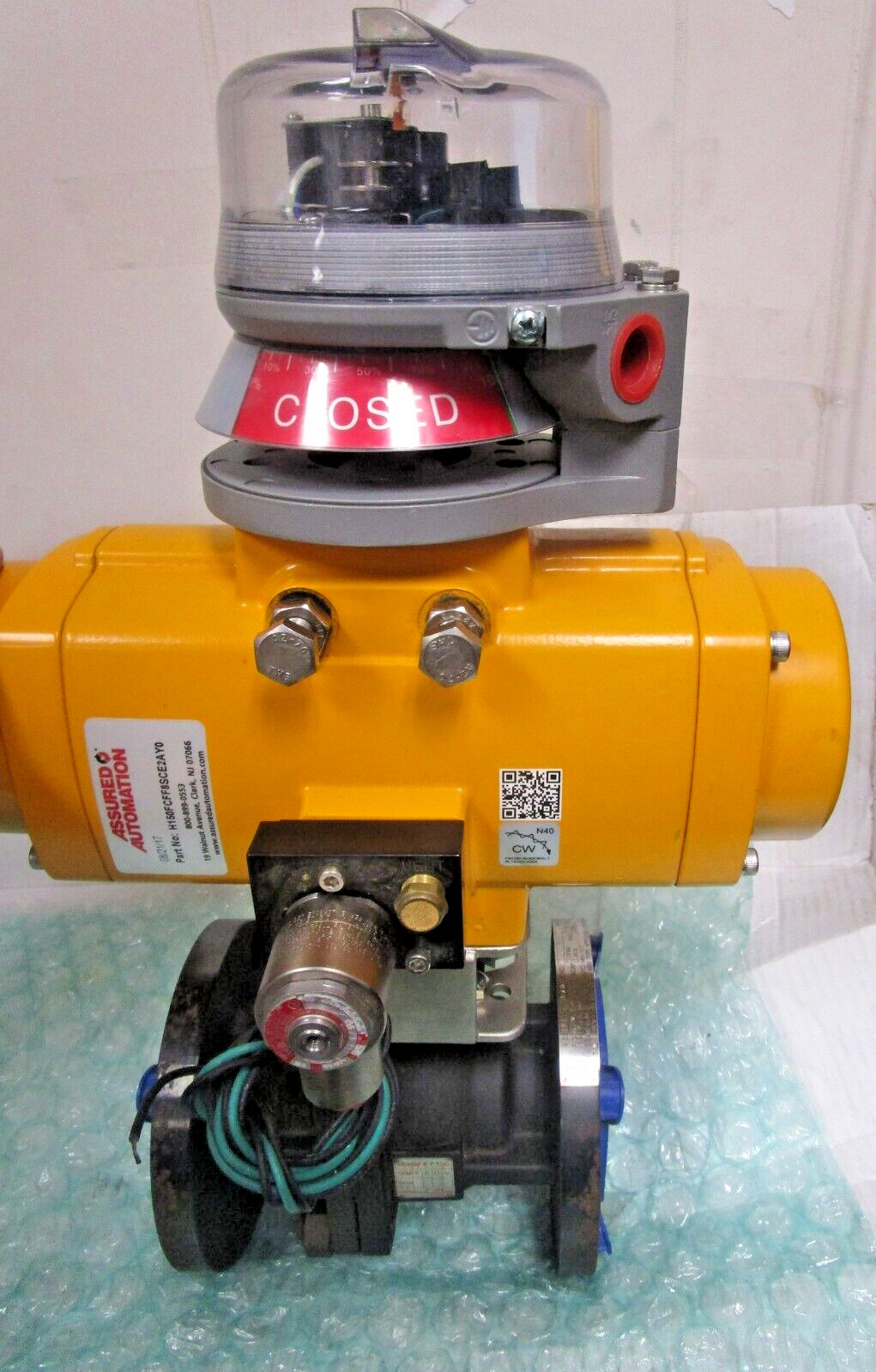 Stonel Quartz Limit Switch /Assured automation H150FCFF8SCE2AY0 w/F150 Valve 2”