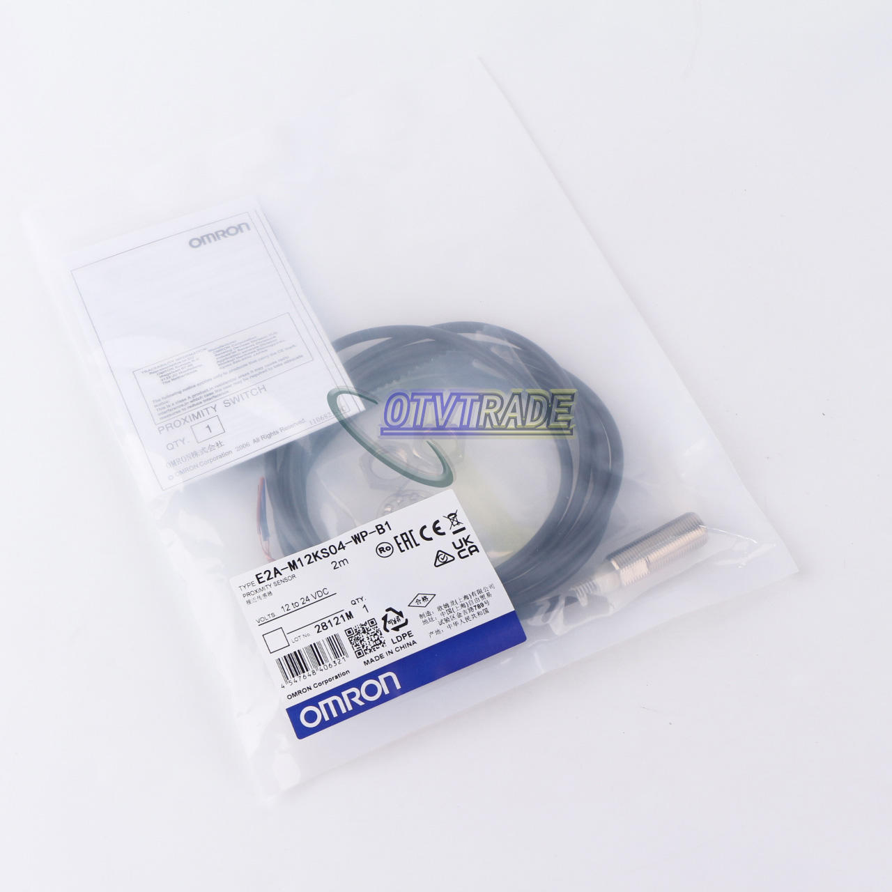 NEW ONE OMRON Photoelectric Switch E2A-M12KS04-WP-B1 E2AM12KS04WPB1