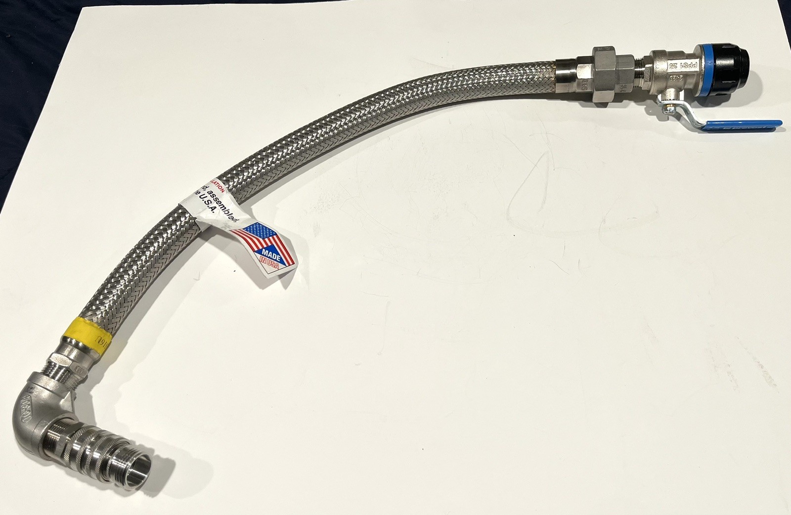 HOSE MASTER CA316U NSNP | 3/4” Steel Braided Hose | NEW | Fittings Included