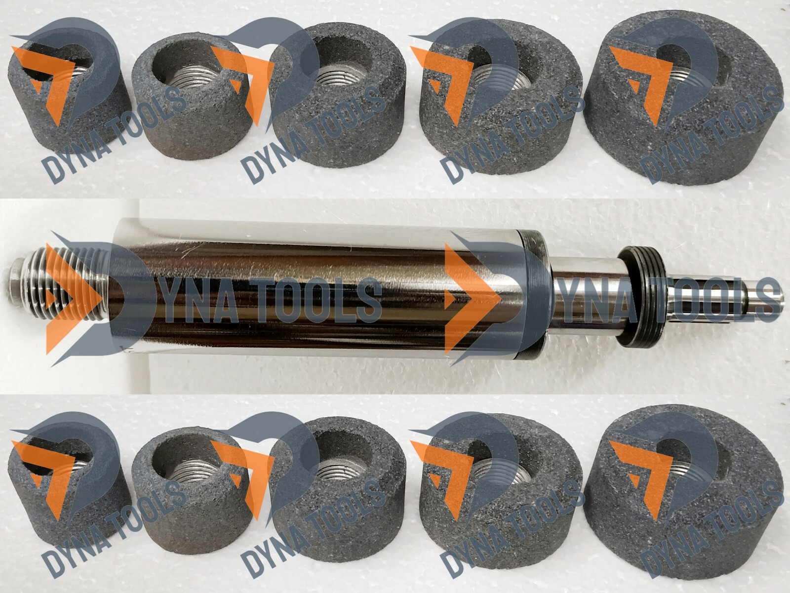 10x SIOUX VALVE SEAT GRINDER VITRIFIED STONES, HOLDER & STAR DRIVE CONE 11/16″