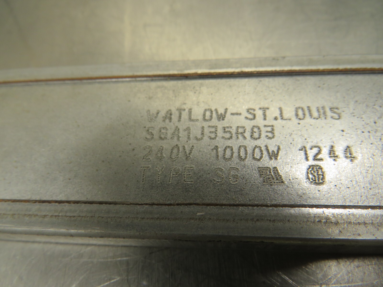 Watlow SGA1J35R03 Strip Heater 1.5″ x 36″ Overall Length 240V 1000W