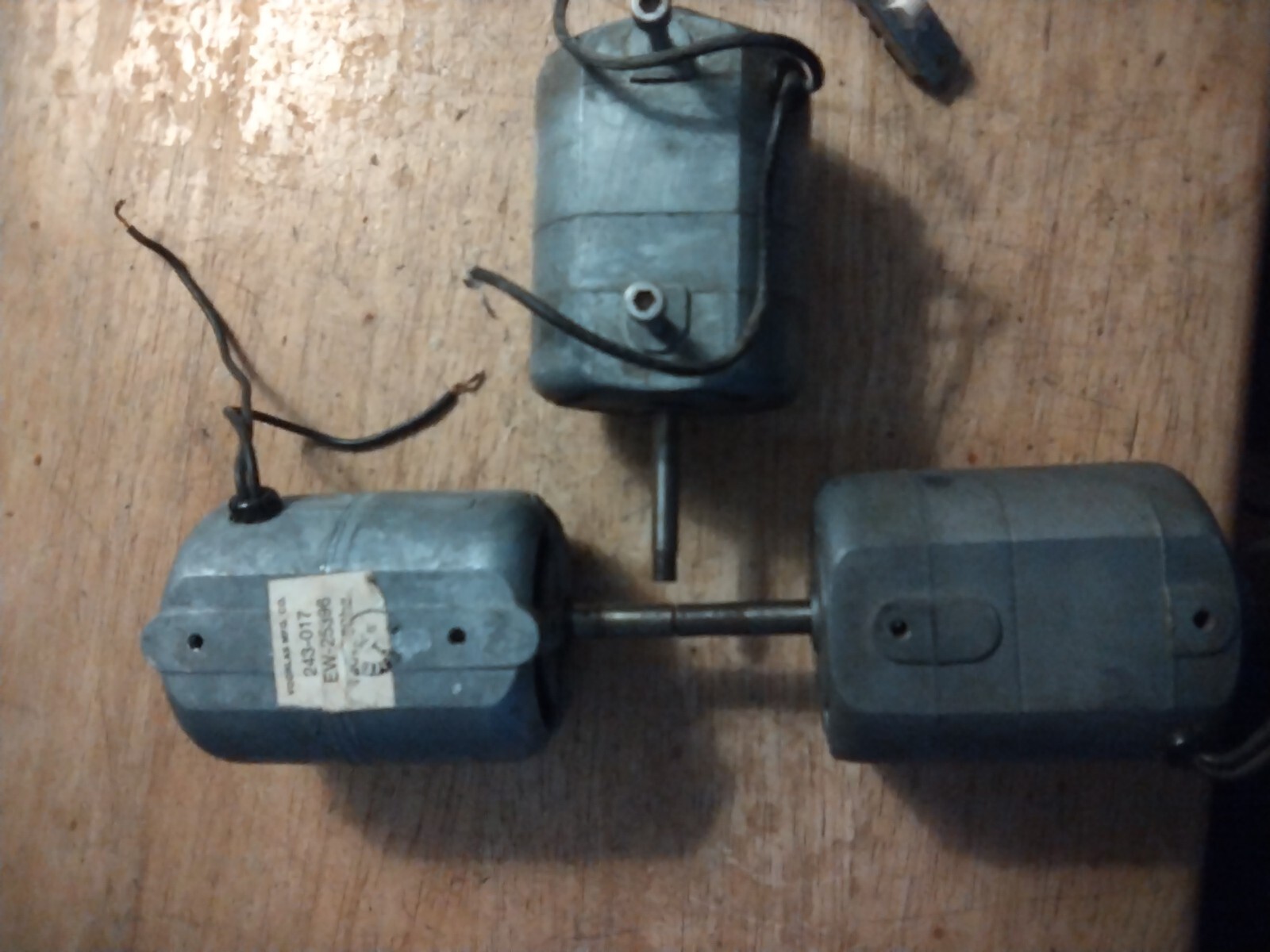3 Vintage Electric Motor Sew Mach AC Mountable Multi Use Works, Mixed Models USA