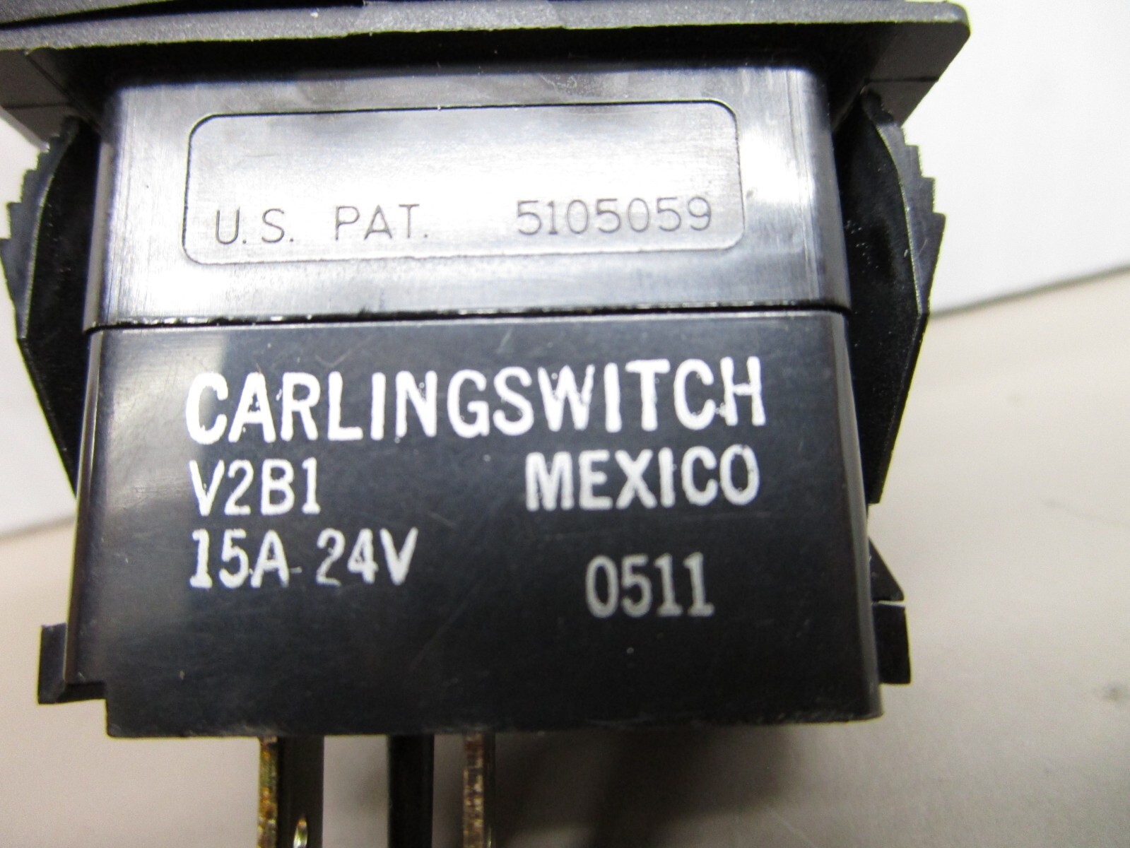 Carling V2B1 Rocker Switch “Hill Holder” 2-Pole On-Off