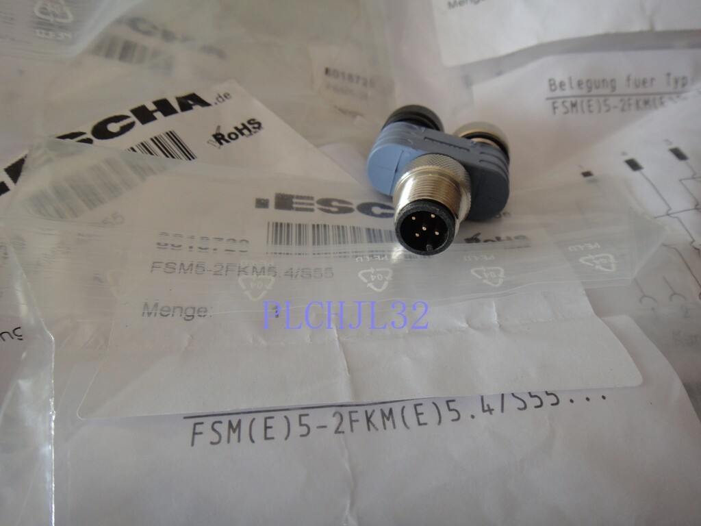 1pc New ESCHA connector FSM5-2FKM5.4/S55