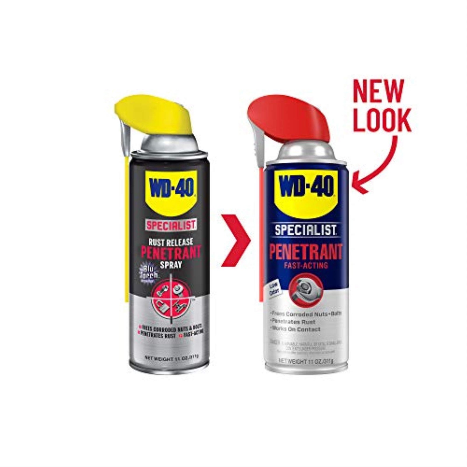 WD-40 Specialist Penetrant with Smart Straw Penetrant for Metal 11 Oz