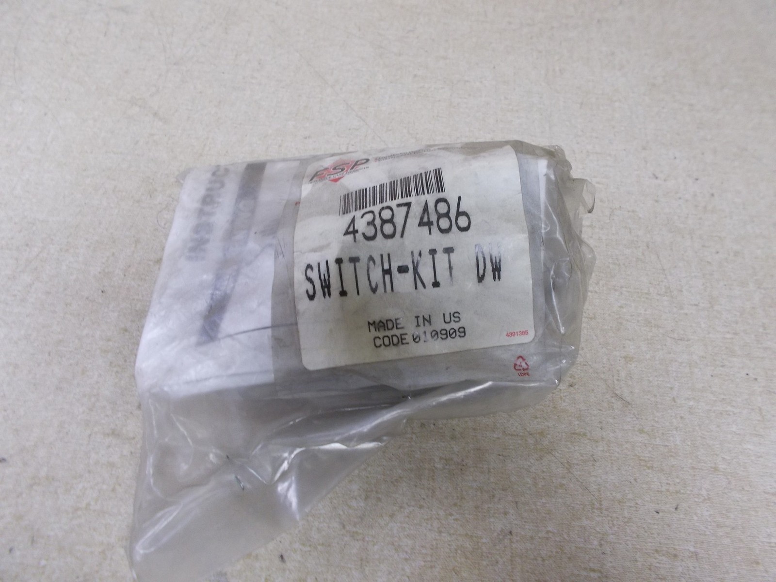 NEW FSP Whirlpool Switch Kit 4387486 *FREE SHIPPING*
