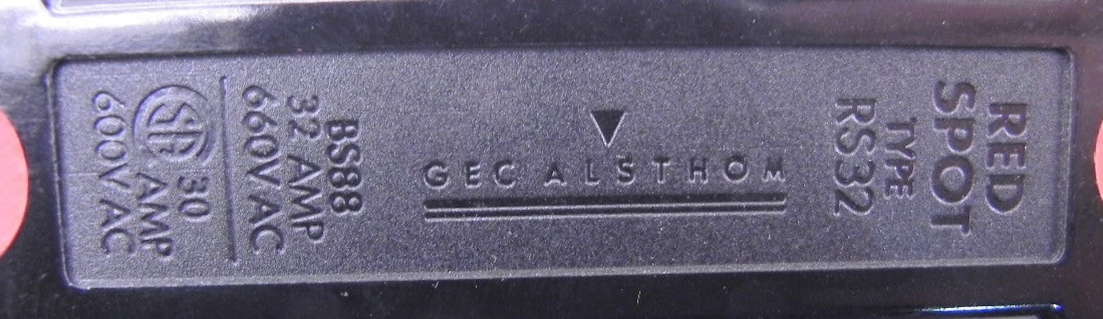 Gec Alsthom Red Spot Fuse Block Holder Type RS32 (2)