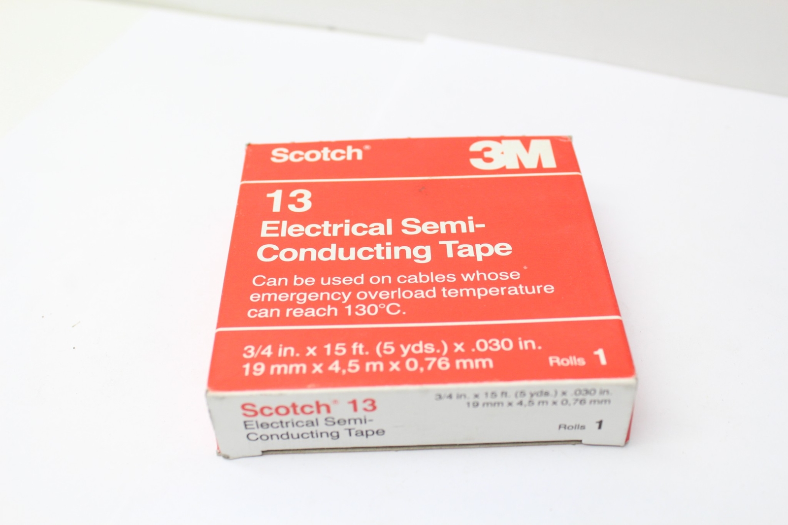 3M Scotch13 Electrical Semi-Conducting Tape 3/4″ x 15′