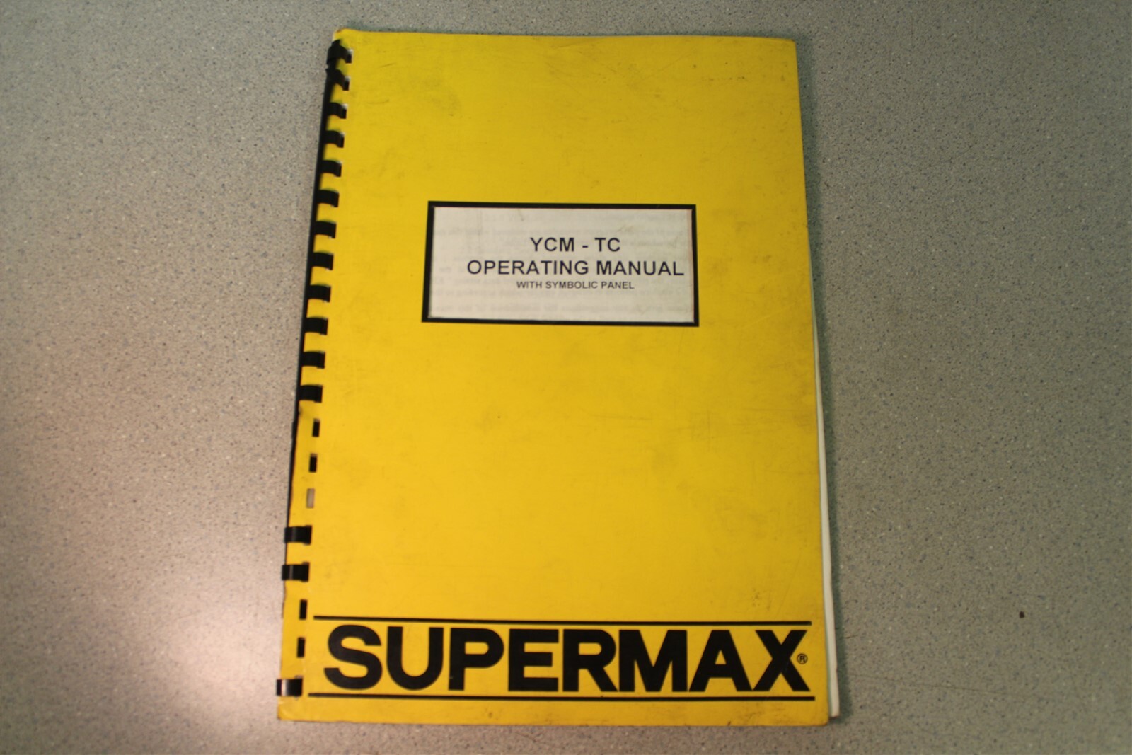 Supermax YCM-TC Operating Manual with Symbolic Panel Fanuc 18T *FREE SHIPPING*
