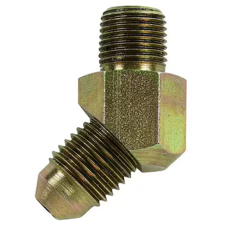 Eaton Aeroquip 2023-8-10S Adpt, Mnpt-Mjic, 1/2-14, 7/8-14, El, 1.17In