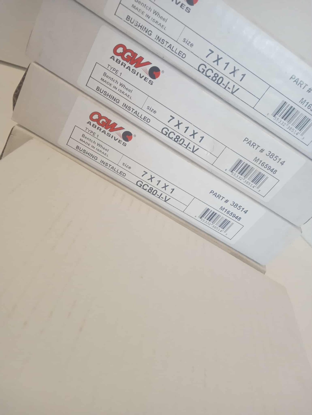 CGW ABRASIVES Bench & Pedestal Grinding Wheel 7″ Dia, 1″ Thick 1″ Hole Dia,