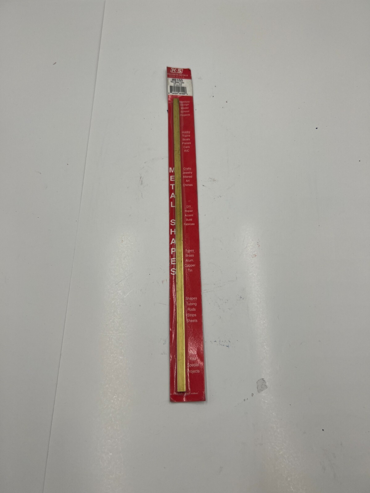 K&S Genuine OEM Square Brass Tube 1/4″ OD x 12″ Length 8155 Metal Durable