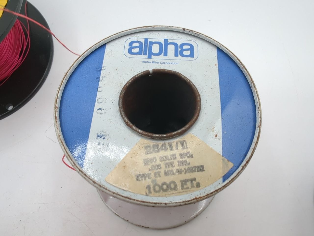 Vintage Alpha & Standard Pneumatic Hookup Wire Spools 1000ft Lot – RD83