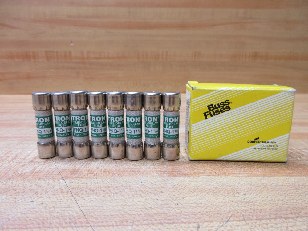 Buss FNQ-1-1/4 Bussmann Fuse Cross Ref 6F146 (Pack of 8)